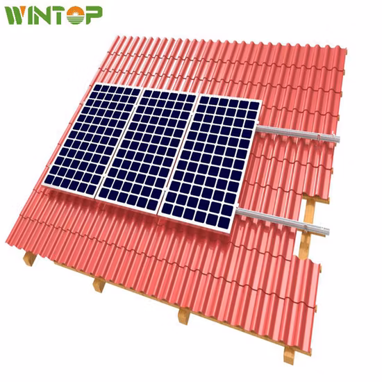 Solar Pitched Tile Roof Stainless Hook Mounting System